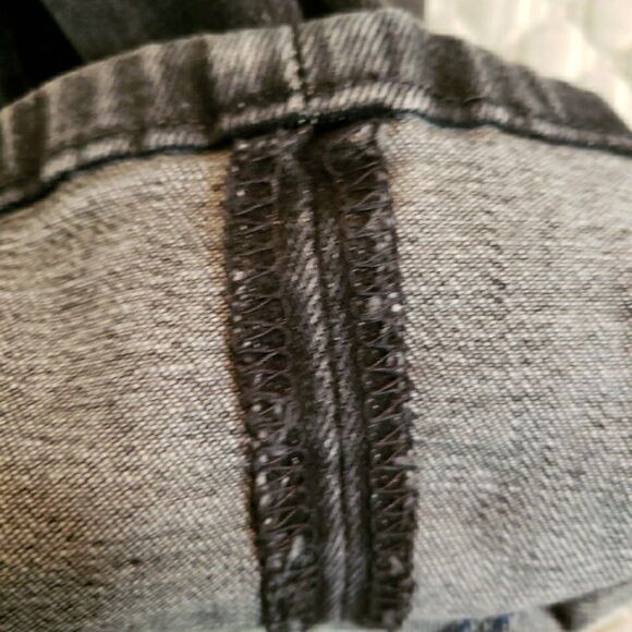 Gap 1969 Mens Jeans Slim Black Faded Selvedge Denim Skater Grunge Stretch 30x32 - Picture 8 of 16